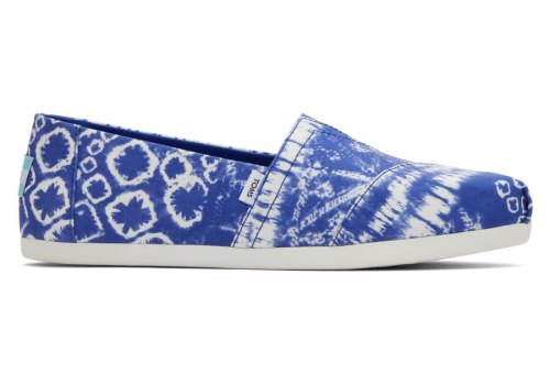 Toms Batik Blue Alpargata Batik Women's Alpargatas | UAE507-998