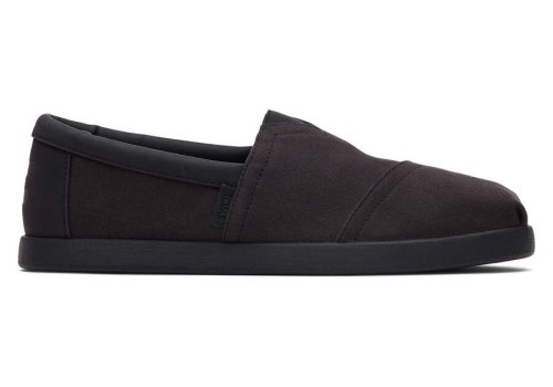 Toms Black / Black Nubuck Alp Fwd Men's Alpargatas | UAE827-656
