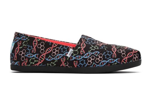 Toms Black Alpargata DNA Women's Alpargatas | UAE906-962