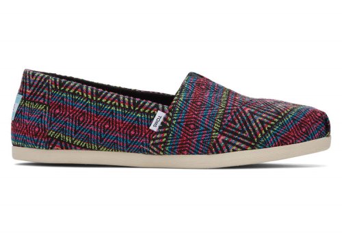 Toms Black Alpargata Global Woven Women's Alpargatas | UAE016-605
