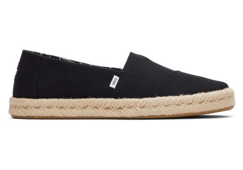 Toms Black Alpargata Rope 2.0 Men's Alpargatas | UAE474-970