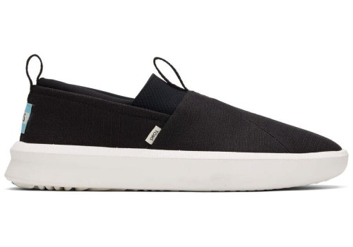 Toms Black Alpargata Rover Men's Sneakers | UAE007-510