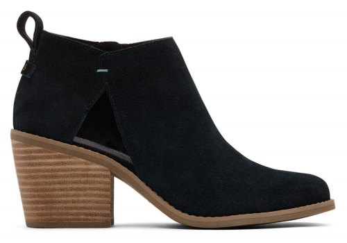 Toms Black Lea Bootie Women's Booties | UAE972-814