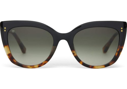 Toms Black Tort Fade / Gold / Deep Olive Gradient Sophia Women's Sunglasses | UAE681-665