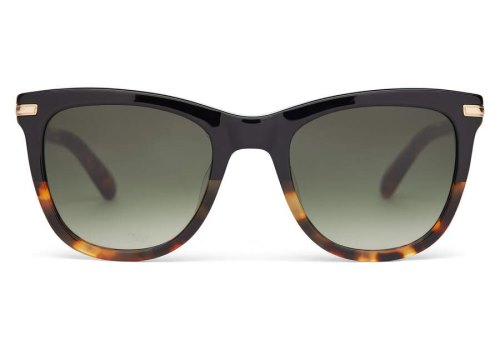 Toms Black Tort Fade-gold-deep Olive Gradient Victoria Women's Sunglasses | UAE762-649