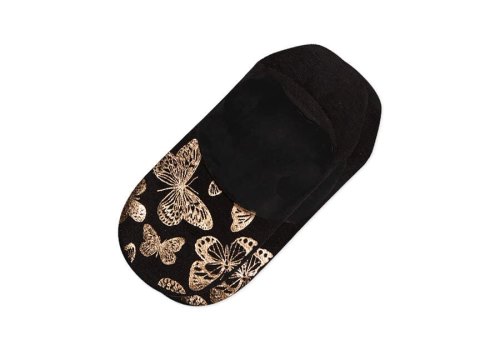 Toms Butterfly Ultimate No Show Socks Foiled Butterflies Women's Socks | UAE091-113