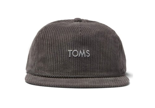 Toms Charcoal Corduroy Hat Men's Accessories | UAE391-662