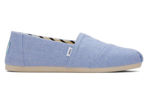 Toms Cool Blue Heritage Canvas Alpargata Heritage Canvas Women's Alpargatas | UAE652-719