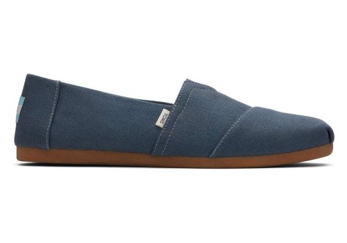 Toms Dark Slate Alpargata Heritage Canvas Men's Alpargatas | UAE632-320