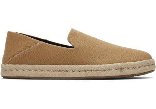 Toms Doe Santiago Recycled Cotton Canvas Men's Alpargatas | UAE675-628