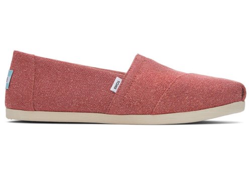 Toms Faded Rose Alpargata Metallic Linen Women's Alpargatas | UAE150-079