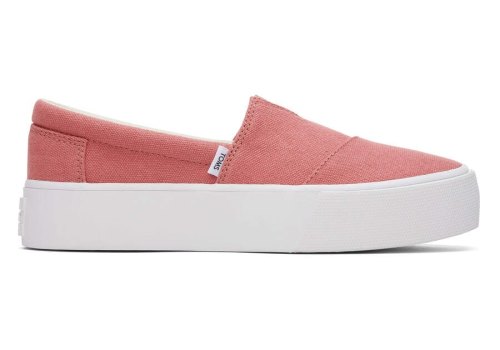 Toms Faded Rose Fenix Platform Women's Slip On | UAE712-475