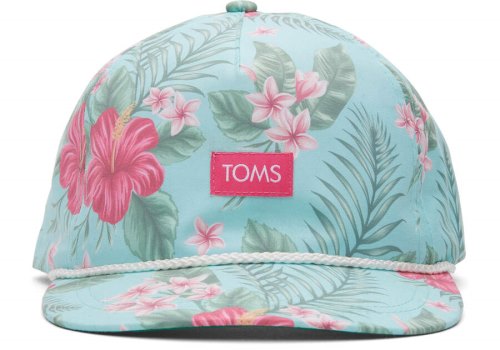 Toms Floral Cotton Canvas Hat Women's Accessories | UAE041-133