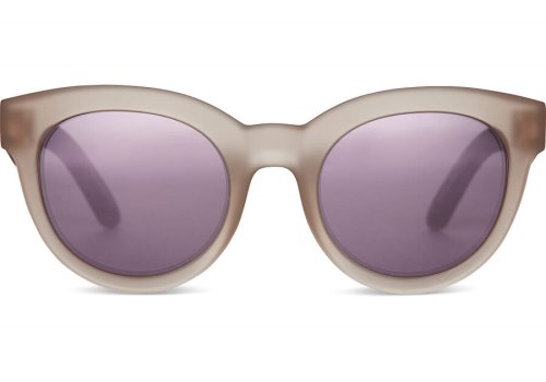 Toms Florentin Matte Smoke Lilac-violet Mirror Florentin Women's Sunglasses | UAE537-033