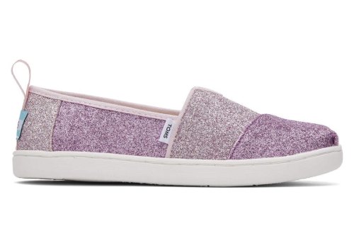 Toms Glimmer Lilac Youth Alpargata Colorblock Iridescent Glimmer Kids' Alpargatas | UAE382-267