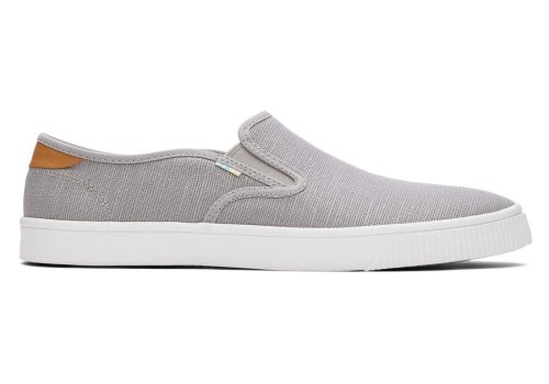 Toms Grey Baja Slip On Men's Slip On | UAE635-377