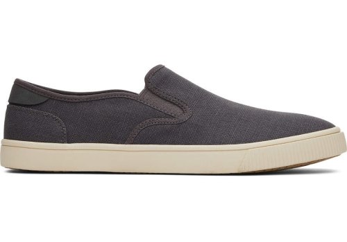 Toms Heritage Grey Baja Slip On Men's Sneakers | UAE060-480