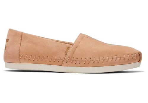 Toms Honey Alpargata Leather Women's Alpargatas | UAE201-794