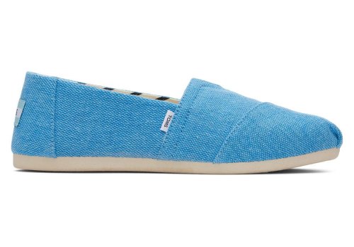 Toms Island Blue Heritage Canvas Alpargata Heritage Canvas Women's Alpargatas | UAE919-325