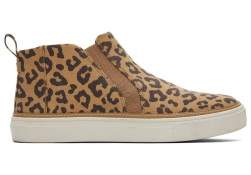 Toms Leopard Bryce Slip On Women's Sneakers | UAE612-568