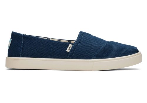 Toms Majolica Blue Alpargata Cupsole Slip On Women's Slip On | UAE893-169