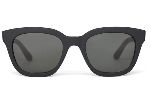 Toms Matte Black- Green Grey Savanna Women's Sunglasses | UAE497-489
