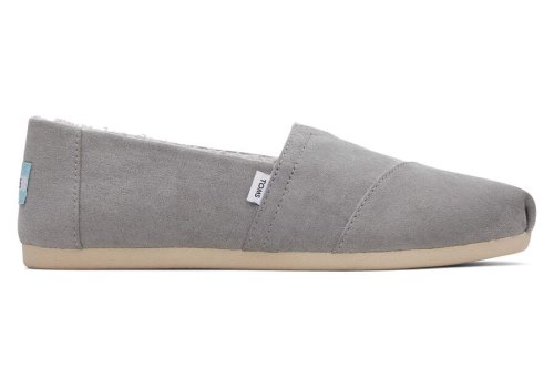 Toms Microfiber Grey Alpargata REPREVE® Women's Alpargatas | UAE327-234