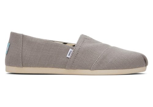 Toms Morning Dove Wide Alpargata Heritage Canvas Wide Width Women's Alpargatas | UAE819-612