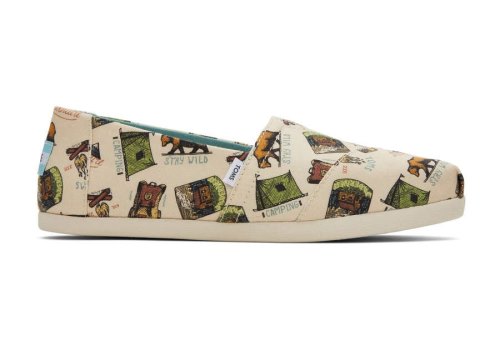 Toms Natural Alpargata Camping Women's Alpargatas | UAE587-103
