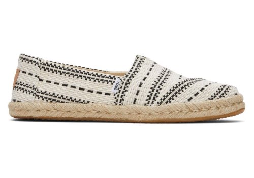 Toms Natural Alpargata Chunky Global Woven Rope Espadrille Women's Espadrilles | UAE811-495