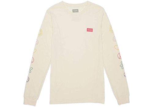 Toms Natural Icon Long Sleeve Tee Women's T Shirts | UAE909-652