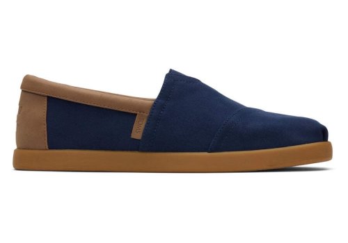 Toms Navy Nubuck Alp Fwd Men's Alpargatas | UAE365-800