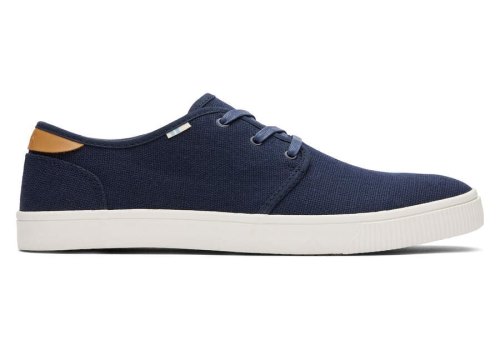 Toms Navy Carlo Sneaker Men's Sneakers | UAE552-826
