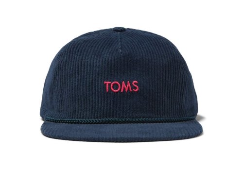 Toms Navy Corduroy Hat Men's Accessories | UAE916-672