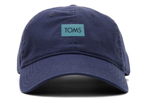 Toms Navy Logo Dad Hat Women's Accessories | UAE182-858