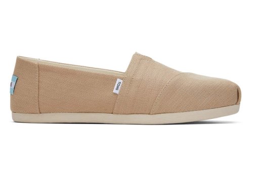 Toms Oatmeal Alpargata Woven Women's Alpargatas | UAE673-050