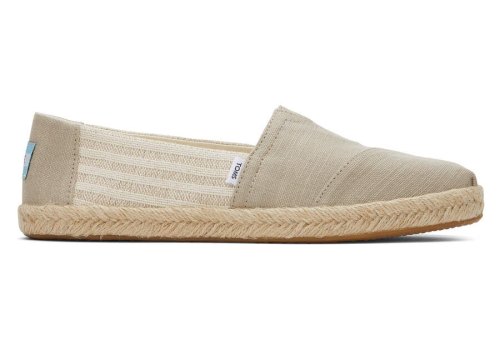 Toms Oxford Tan Alpargata Recycled Cotton Rope Espadrille Women's Espadrilles | UAE639-355