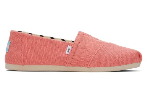 Toms Peach Heritage Canvas Alpargata Heritage Canvas Women's Alpargatas | UAE409-630