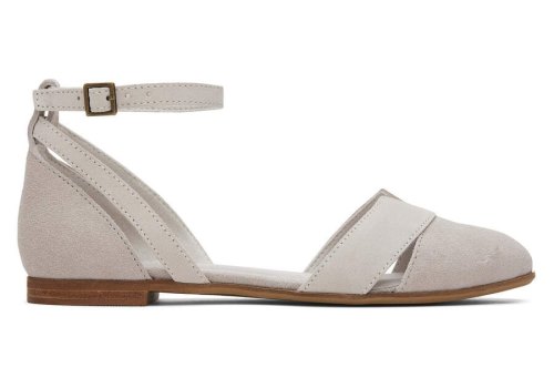 Toms Pebble Grey Juliannah Flat Women's Flat Shoes | UAE539-049