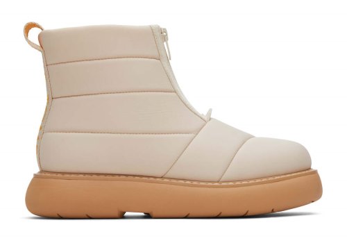 Toms Puffer Beige Mallow Boot REPREVE® Women's Boots | UAE780-849