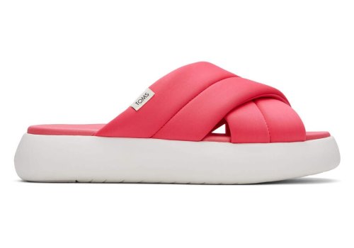 Toms Raspberry Mallow Crossover Women's Sandals | UAE427-640