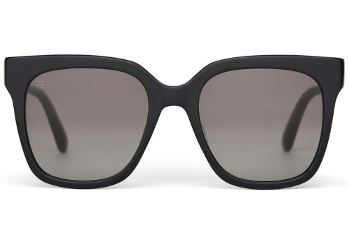 Toms Shiny Black - Grey Gradient Natasha Women's Sunglasses | UAE085-058