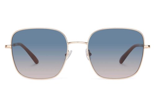 Toms Shiny Rose Gold- Aqua Blush Gradient Nova Women's Sunglasses | UAE996-790