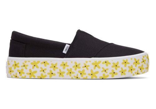Toms Sun Daisies Fenix Platform Women's Sneakers | UAE784-115