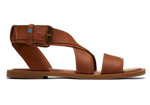 Toms Tan Sidney Sandal Women's Sandals | UAE886-573