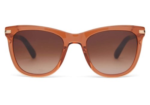 Toms Terracotta Crystal-gold-brown Gradient Victoria Women's Sunglasses | UAE383-487