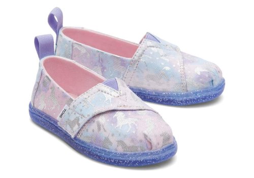 Toms Tie Dye Foil Tiny Alpargata Unicorn Kids' Alpargatas | UAE138-224