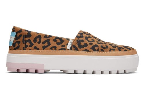 Toms Toffee Lug Platform Slip On Women's Sneakers | UAE966-812