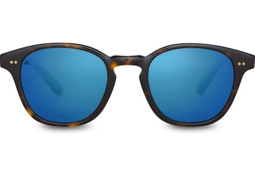 Toms Whiskey Tortoise-deep Blue Mirror Wyatt Men's Sunglasses | UAE448-180