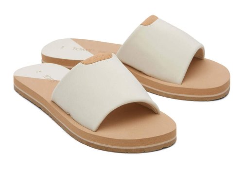 Toms White Repreve Jersey Carly Sandal Women's Sandals | UAE344-372
